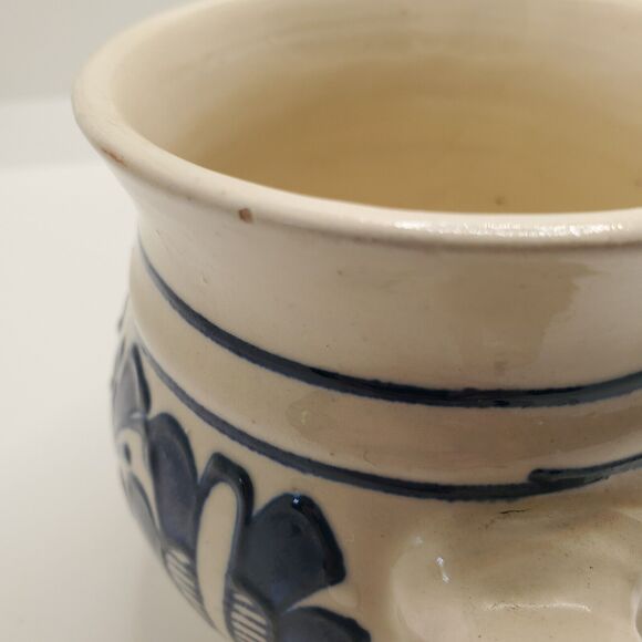 Corund Romanian Pottery Vintage Korund Cup Planter Hand Painted Folk Art Romania - Picture 4 of 8